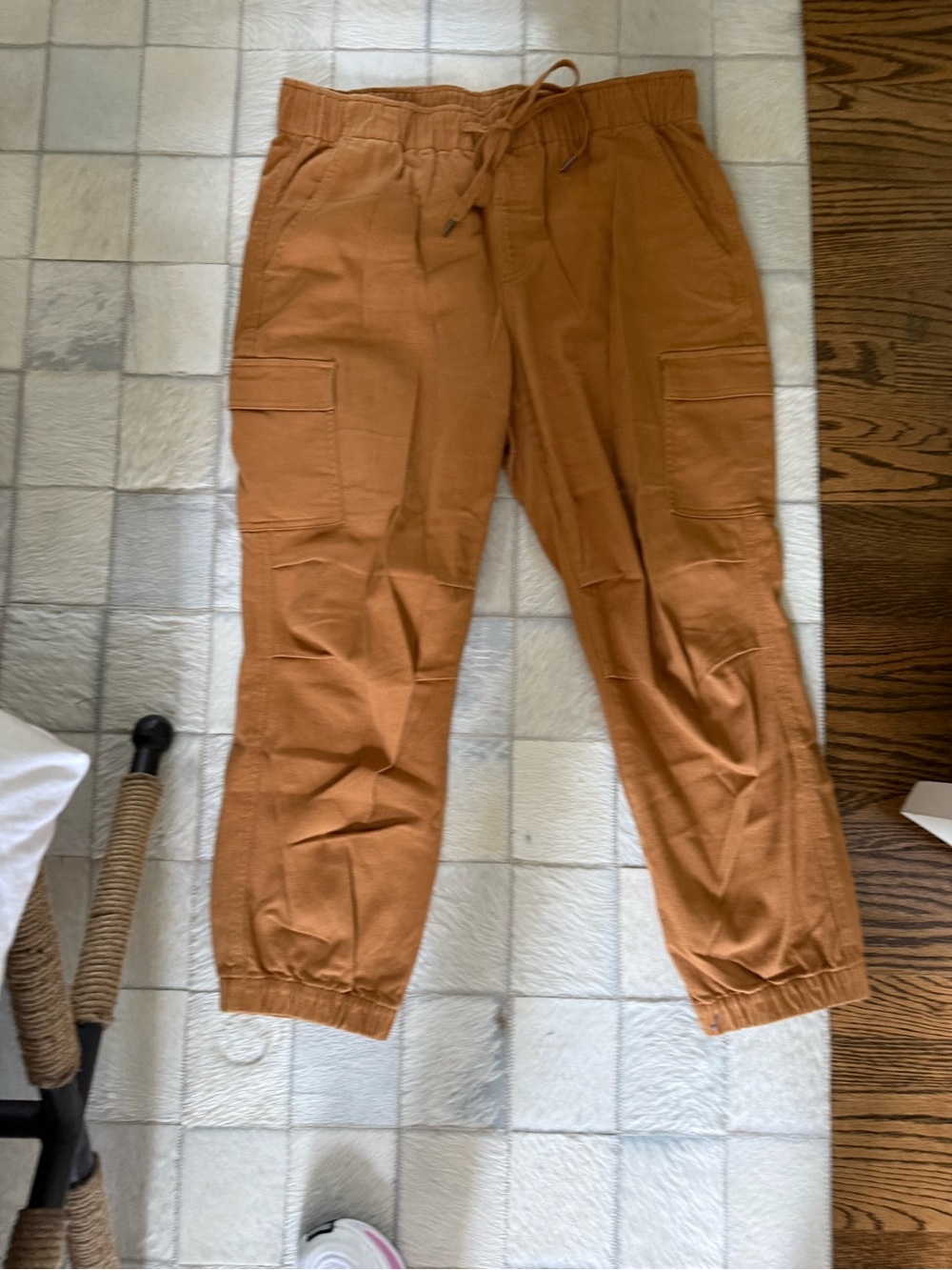 CAbi Women's Cargo Joggers - Rust